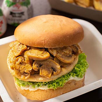 Chicken Burger with Sauteed Mushroom0 (0)